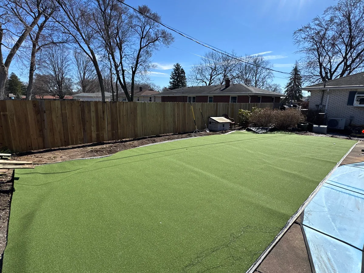 Backyard putting greens