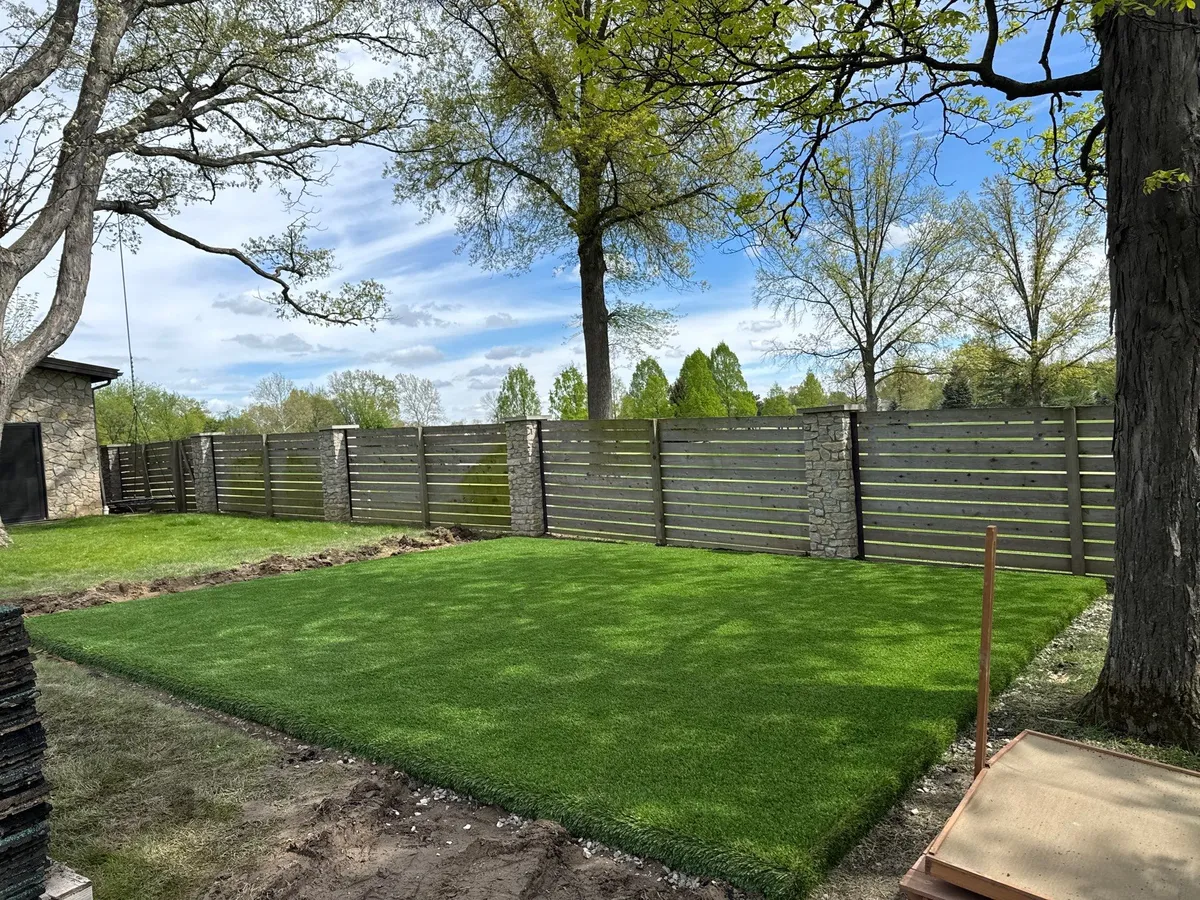 Safe playground grass