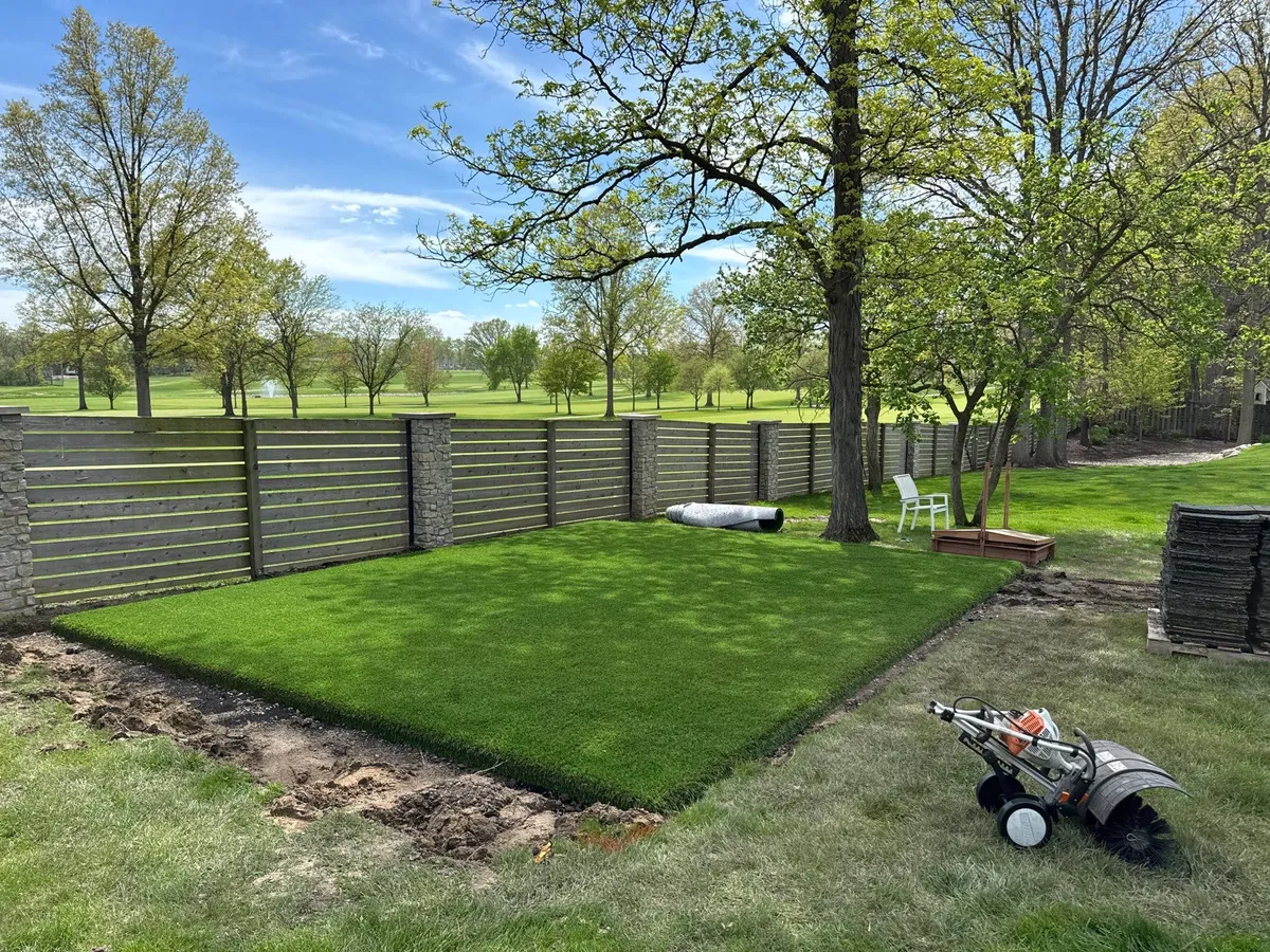 Safe playground grass