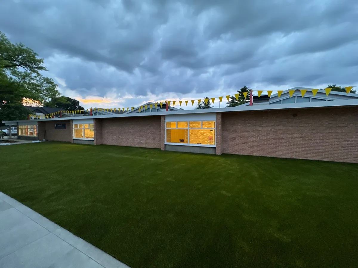 Artificial playground turf