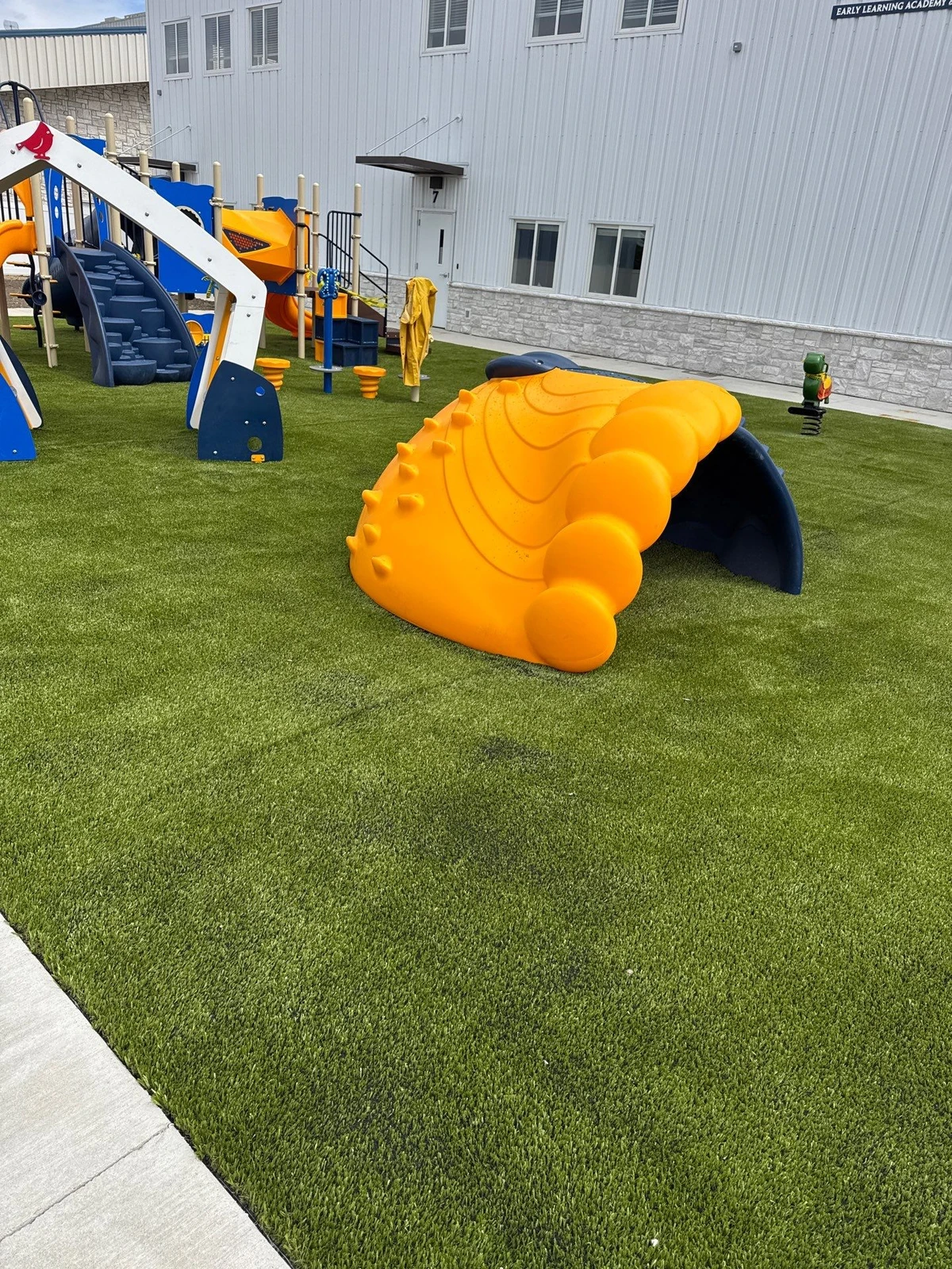 Featured image for “Lakeland Christian Playground Grass Installation Warsaw IN”